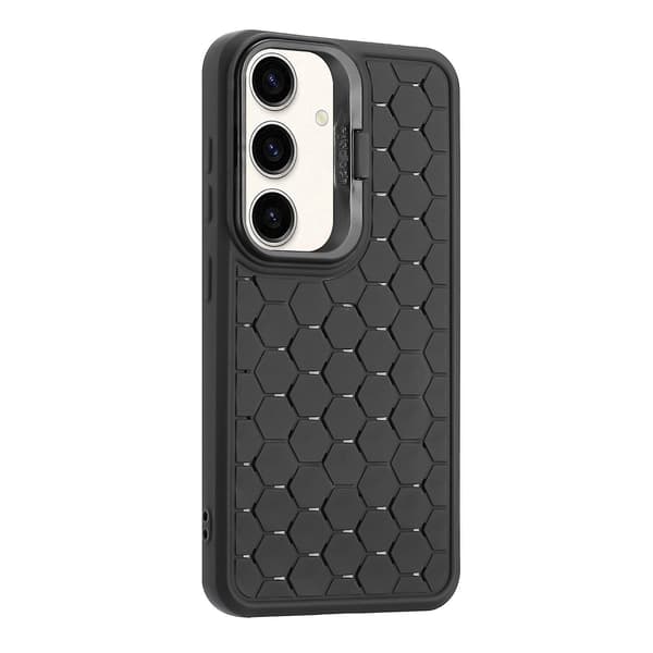 For Samsung Galaxy S24 5G Honeycomb Radiating Lens Holder TPU-mobilskall