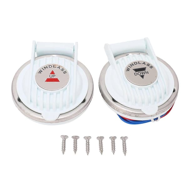 2 ST Windlass Foot Switch Rustproof Windlass Up and Down Foot Switch for Boat