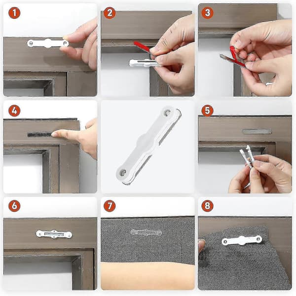 Magnets compatible with fly screens, 22-pack self-adhesive magnetic strips, permanent magnets compatible with fly screens-D