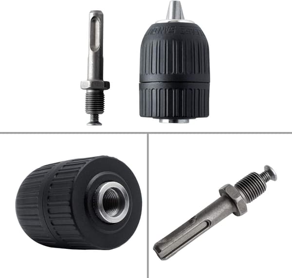 13mm Nøkkelfri SDS-adapter Hammer Borechuck