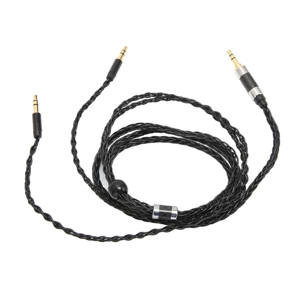 Replacement Headphone Cable 8-Core Silver-Plated Audio Cable Replacement for MDR Z7 Z1R 3.5mm Stereo Plug