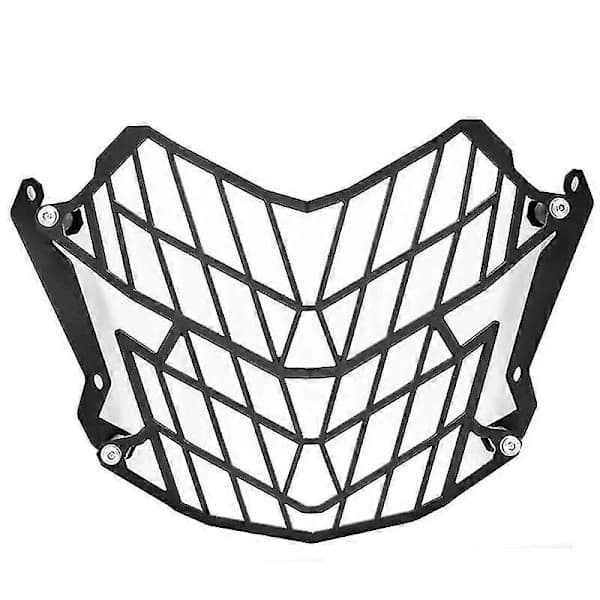 Motorcycle Headlight Protector Aluminum Quick Release Guard Grille for Tenere 700 Off-Road Black