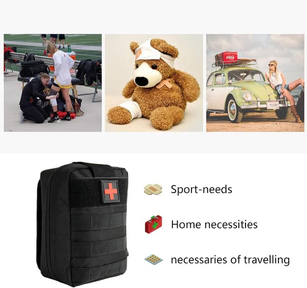 Tactical Military First Aid Kit Bag Molle Pouch Medical Pouch Box
