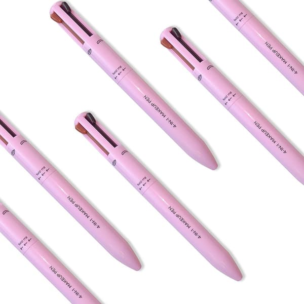 4-i-1 sminkepenn, eyeliner, brynspenn, leppeblyant og highlighter