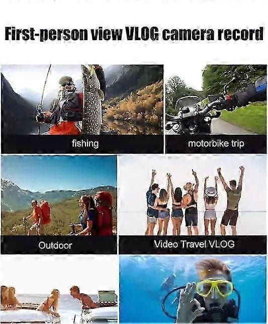 4k Thumb Action Sports Camera, Mini Body Go Snap Camera, Thumb Size Hands-Free