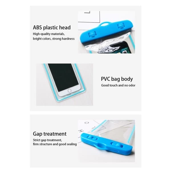 Vanntett Mobilskall for Smartphone - Universal - Hvit white