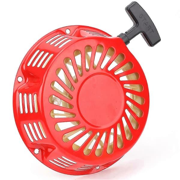 188F 190 Trækstartmotor 6.5KW Rød Sort 21.5cm Holdbart Metal