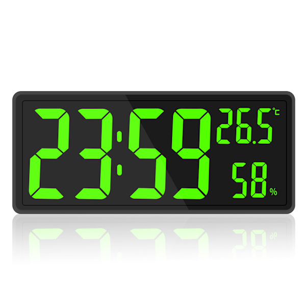 Stor digital väggklocka med digital display