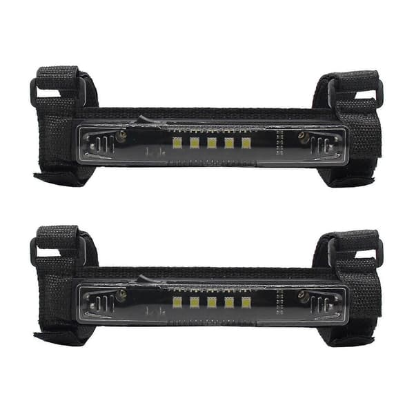 2x UTV ATV Interior Lighting, Universal Roll Cage Mount LED Lamp Dome Light For Polaris RZR Can-am