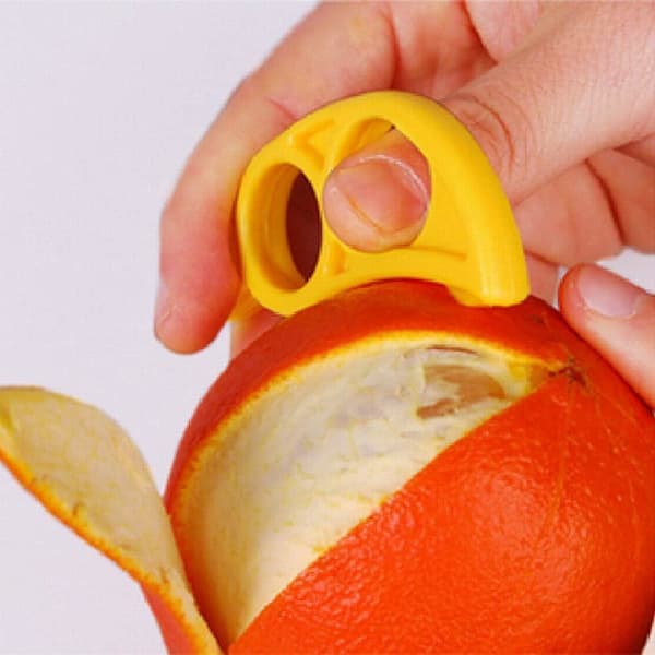 4 stk Appelsinåpner Skreller Kutter Plastkutter Sitron Citrus Skreller