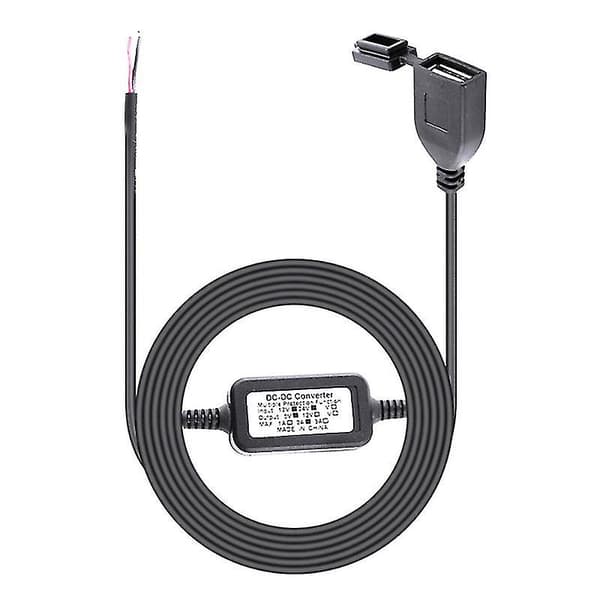 Motorcycle Handlebar Power Socket For Phone 12-24v USB