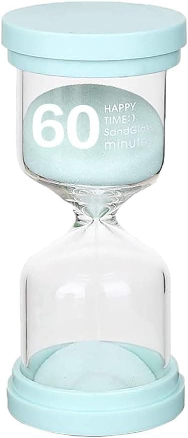 Sandglas Timer 60 minutter Grøn Timeglas sandur til børn c