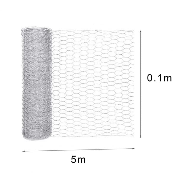 Wire Mesh Galvaniserad Hexagonal Mesh Lättvikt Mesh DIY-projekt för Hemträdgård B