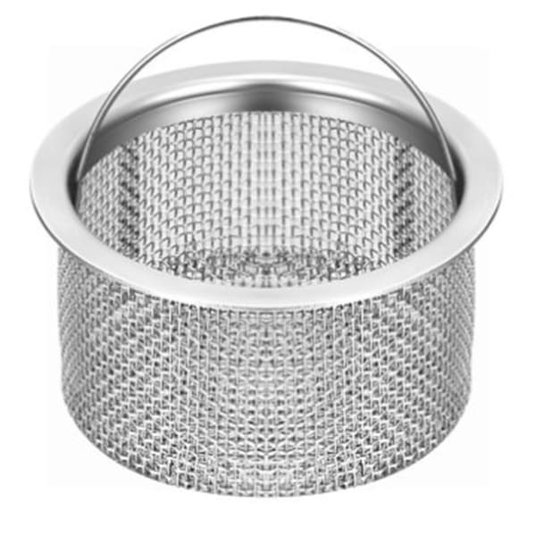 Universal Sink Strainer, Stainless Steel Drain Strainer Replacement with Handle (FMY)