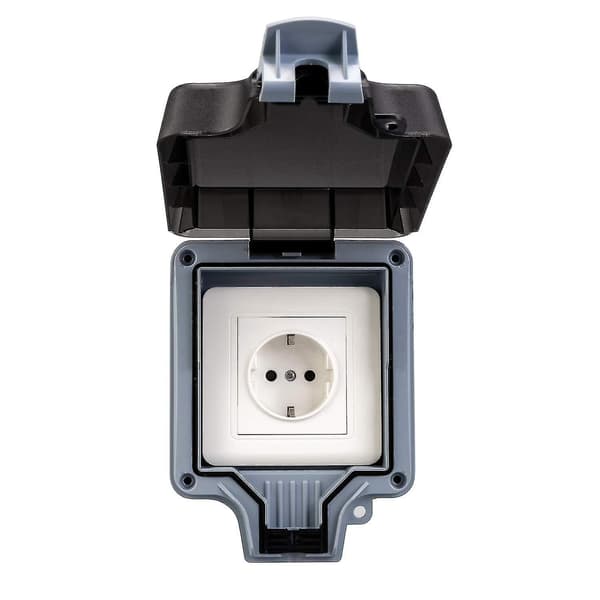 Waterproof Outdoor Switch, Wall Socket, Switch Socket Ip66, Ur-housing Garden and Commercial Applications