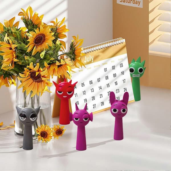 Sprunki Actionfigurer, Leker, Kontorfigurer, Dekor, Gaver til Barn