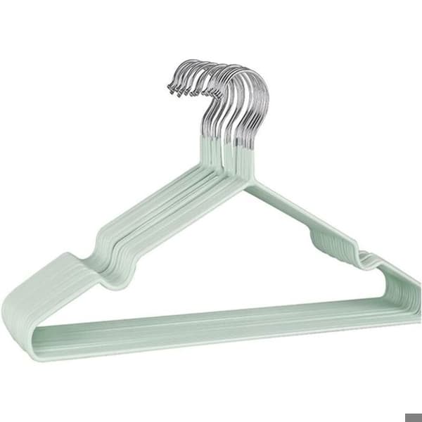 Metal Hangers with Premium Rubber Coating - Highly Durable - Space Saving - Wardrobe Hangers -
