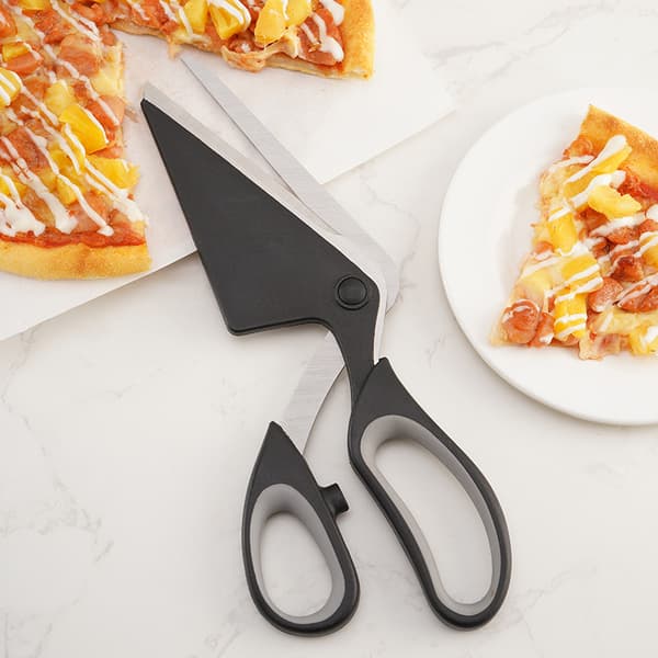 Stainless Steel Pizza Scissors with Spatula