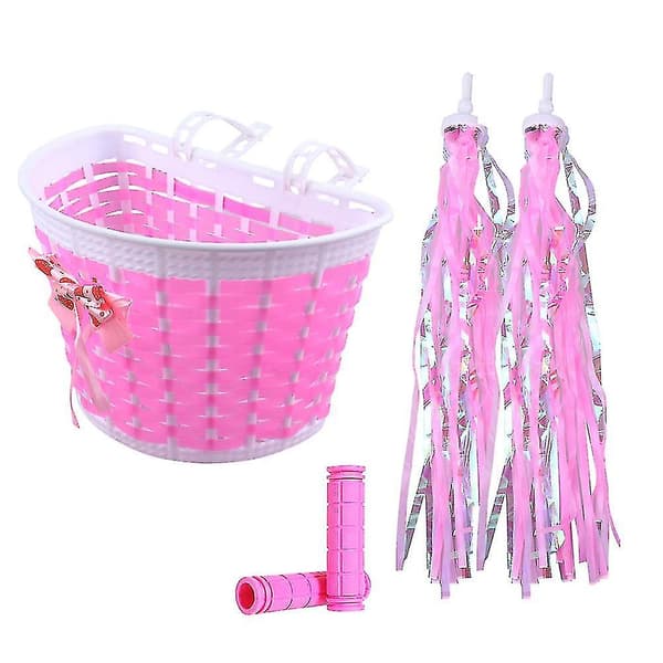 1 set barncykelkorg streamers styrstångsskydd barncykeltillbehör