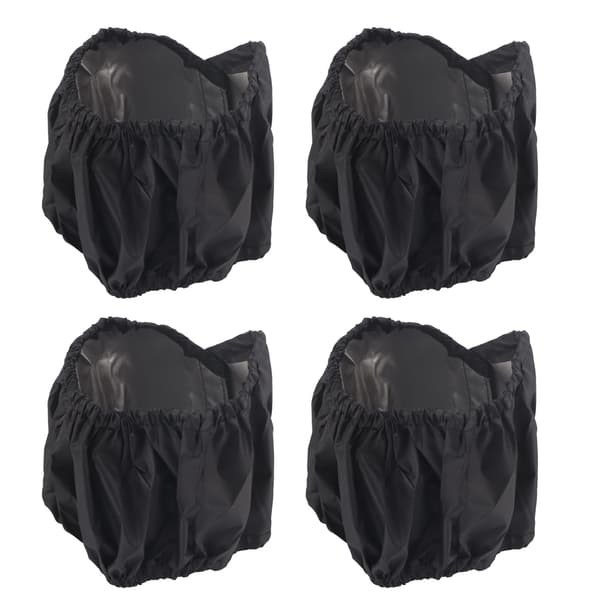 Dustproof Stroller Wheel Cover, Oxford Cloth, Stroller Wheel Protection, Stroller Accessories, Black S