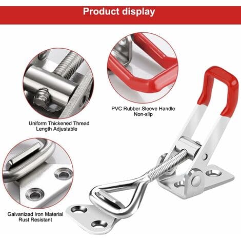 Snäpplås, spännlås, justerbart snäpplås, snäpplås set om 2 små