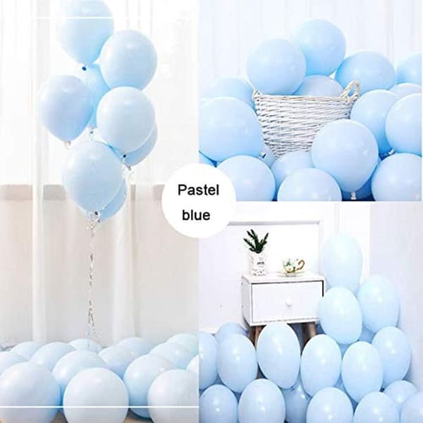 Ballongfarge blå 100-pakning 10 tommer lateksballong