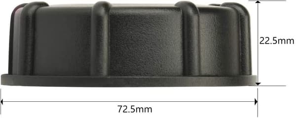 S60x6 lås, 1000L IBC-adapter, 1 tommers IBC-tankavtale
