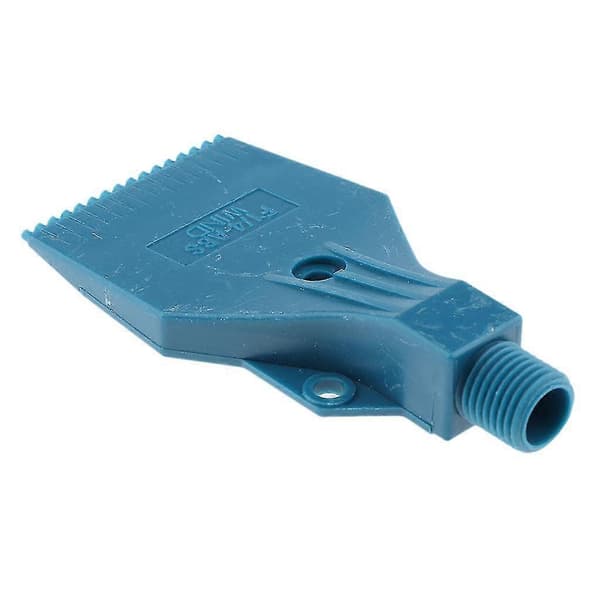 1/4\" Gevindstørrelse, Flad Vindstråle Luftblæsemundstykke Spray 3 Huller Blå X6
