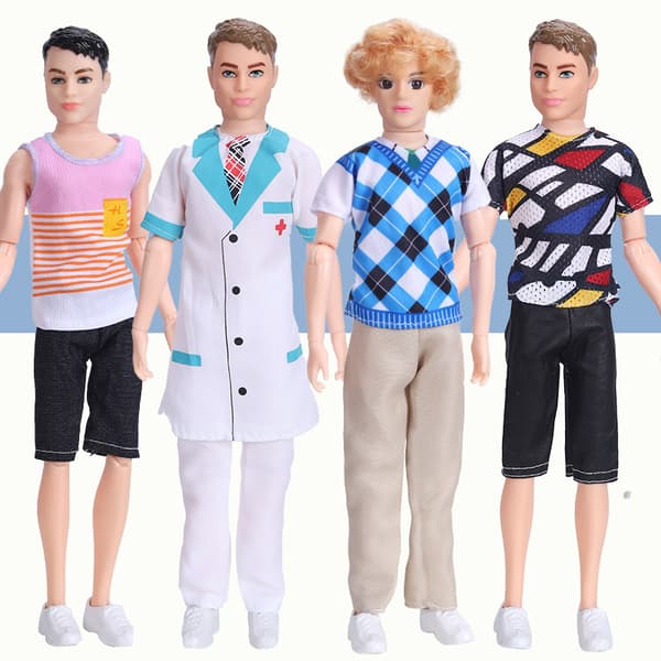 15-delars herr-docka Barbie dockkläder vardagskläder fashionabla herrkläder P P