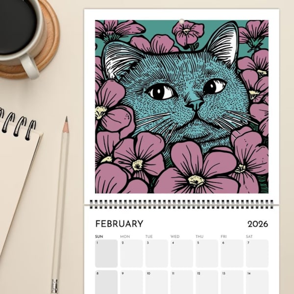 Ny Kattkalender 2026
