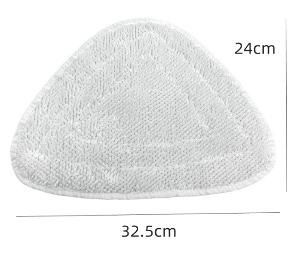Reservedele til dampmoppe, hvide mikrofiberklude kompatible med Vileda dampmopper (4-pak - Hvid)