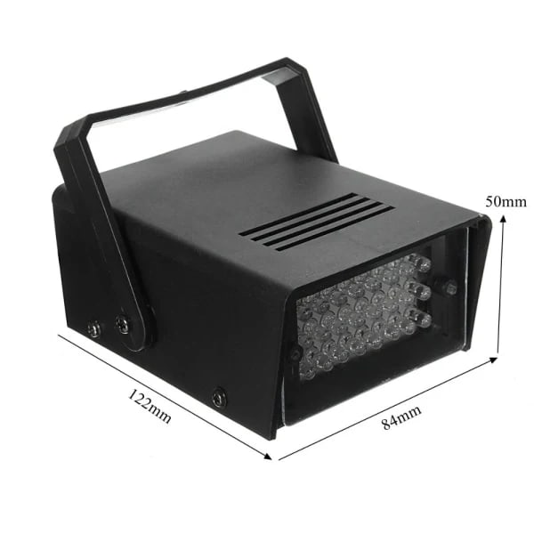 【xj】Mini Strobe Light Disco Light US-WHITE LIGHT US-WHITE LIGHT US-White Light
