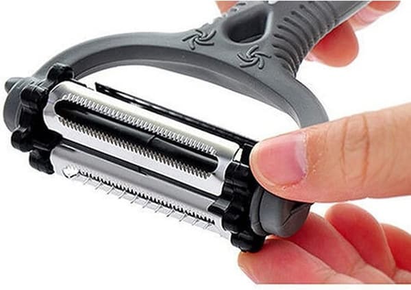 Peeler Multifunctional 360 Degree Rotating Kitchen Tool Vegetable Fruit Potato Carrot Peeler Black Schwarz