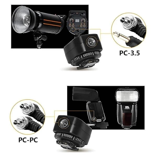 TF-334 Blitsskoadapter for å konvertere Sony Mi A7 A7S A7SII A7R A7II A9 A6300-kamera til Canon Nikon