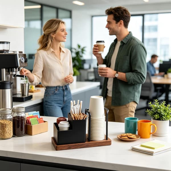 Drikkeholder til kaffe og låg, dekorativ, til opbevaring -