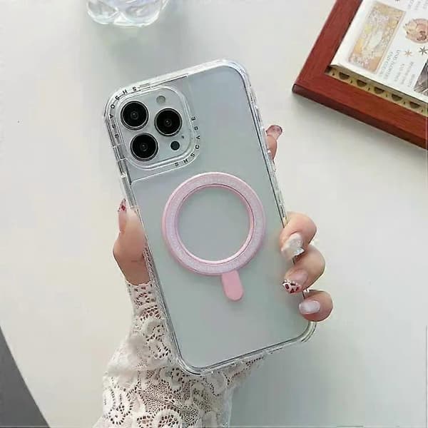 iPhone 11 MagSafe Magnetiskt Mobilskal - 3 i 1, Rosa, Rosa (FMY)