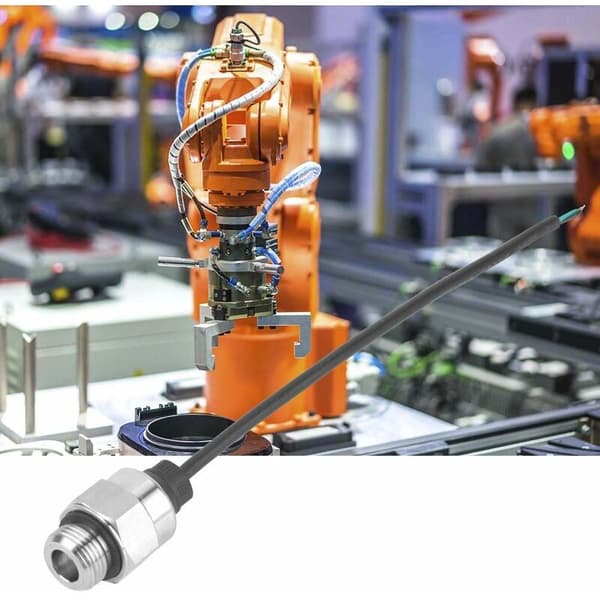 Pressure Sensor, 1PC G3/8 High Precision Water Sensor Screw Terminal IP65 with Analog Protection and Analog Signal (0-5BAR)