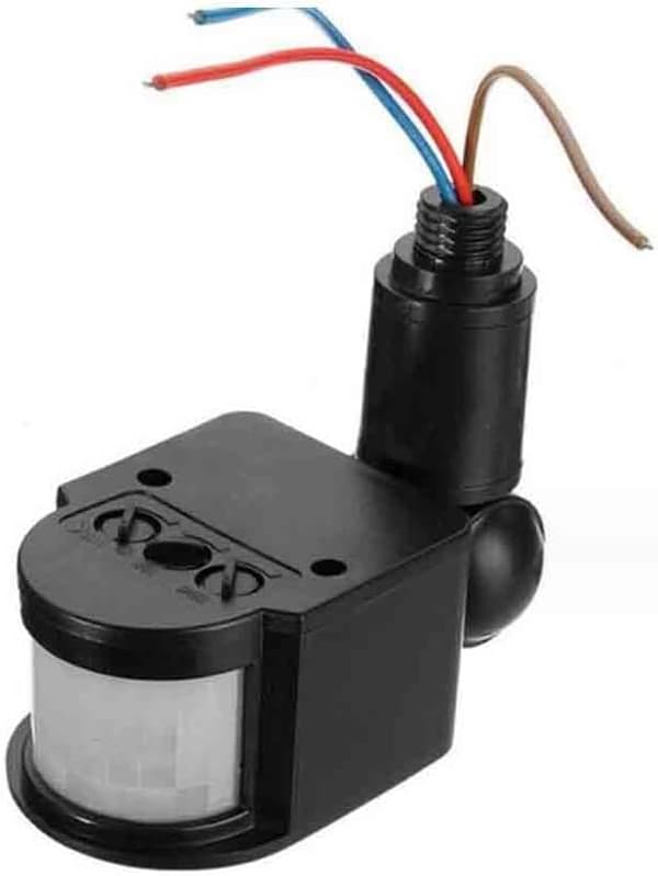 intelligent kontrol Menneskelig Infrarød PIR bevægelsessensor Induktionsmoduler switch (Sort) -