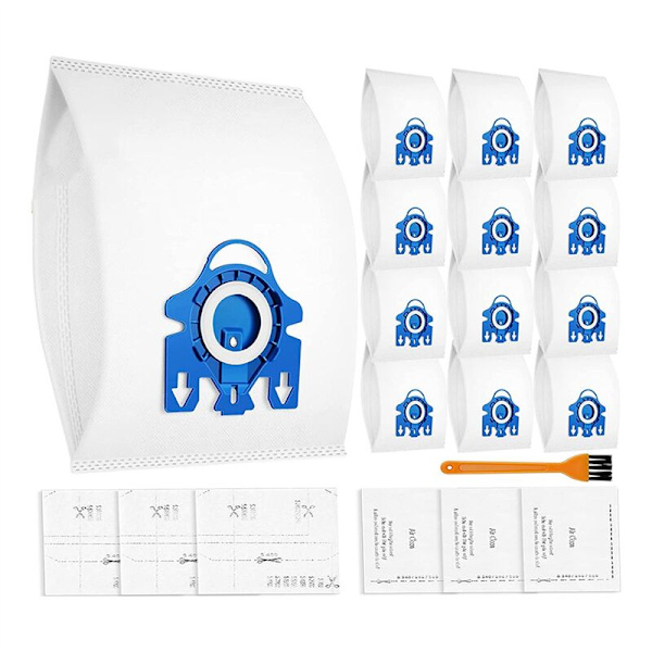 Vacuum Cleaner Bag Compatible with GN 12-pack, Vacuum Cleaner Replacement