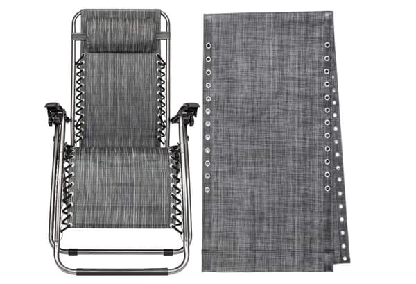 Stol Ersättningsduk, Anti-Gravity Lounge Stol Duk med Rep