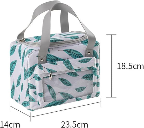 1 PC (Bi) Folieisoleret Strandtaske Tote Bag Kvinder Perlebomuld B