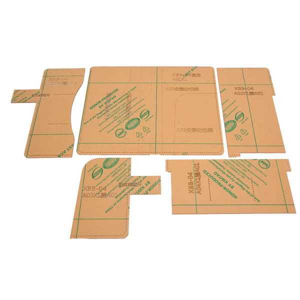 Clear Acrylic Notebook Bag Diary Book Case Pattern Template Stencil Leather Craft Tool