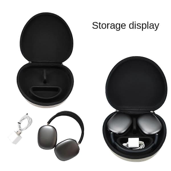 Headphone Case Bag for Max with Auto-Sleep Hard EVA Shell Waterproof Shockproof Smart Case