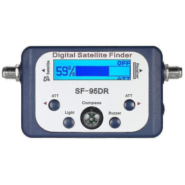 Digital Måler Til Tester Tv Signalmodtager Sat Finder Med Kompas Og Lcd-display Fta Dvb S2
