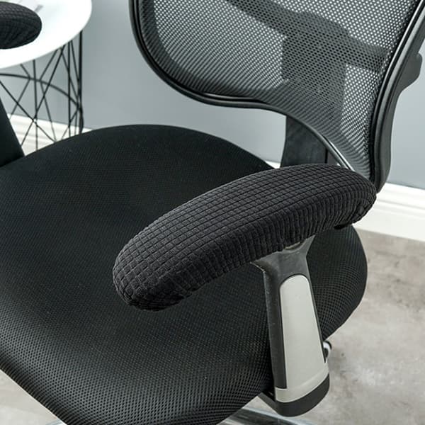 1 par / 2 stk. Polyester Avtakbare Holdbare Maskinvaskbare Kontorstol Armlenbeskyttere Smussavvisende Elastiske Vanntette Datamaskin Svingstol_tfrf