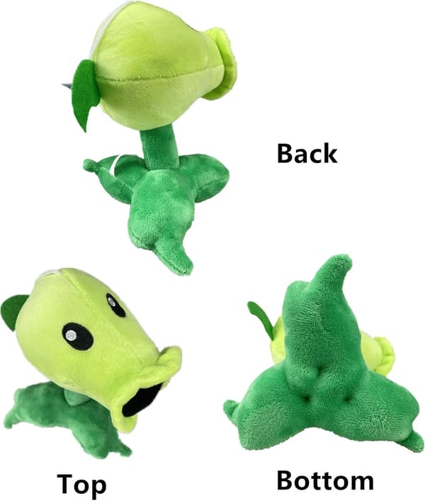 7  \" Plants VS Zombies Pehmolelut PVZ Pehmeä Pehmonukke Vihreä Herne