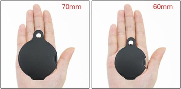 2 sæt mini læsebriller 10x lommelup foldbar