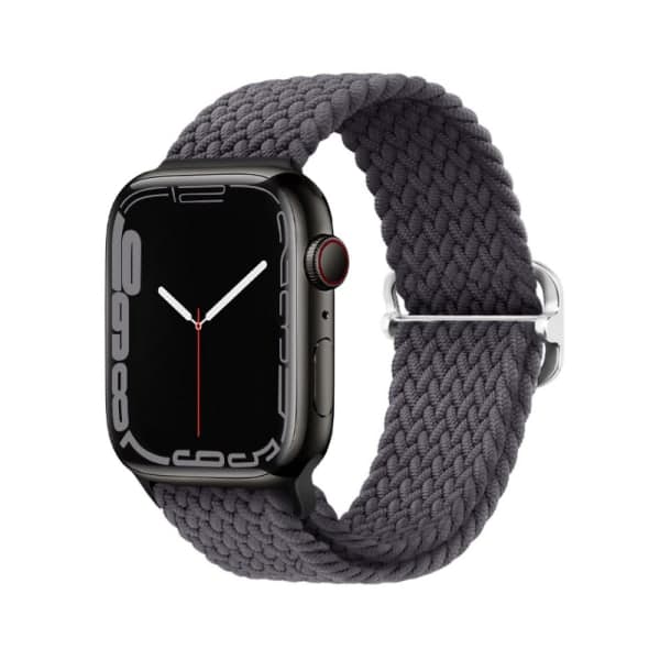 Flettet armbånd til Apple Watch 38/40/41 mm Mørkegrå 1-pakning 1-Pack