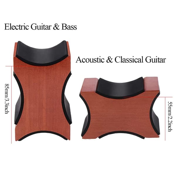 Guitar Neck Rest, Guitar Neck Support Dual Height, Guitar Neck Holder, String Repair Cleaning and Maintenance Tools