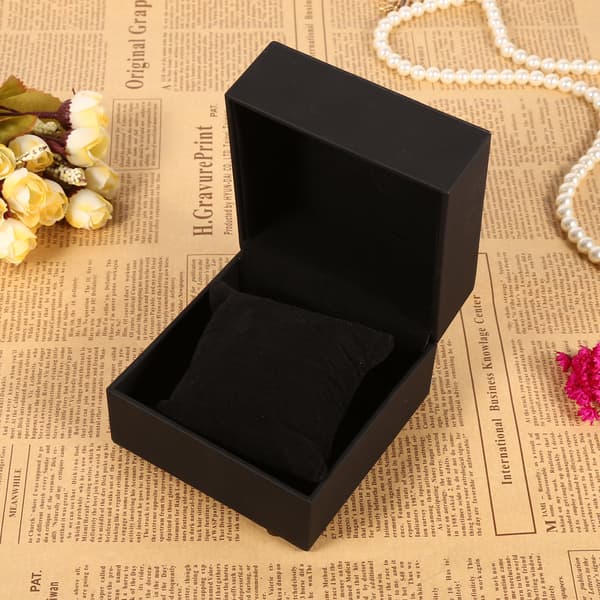 1 pc New Black PU Leather Watch Gift Display Case Bracelet Bangle Jewelry Storage Box